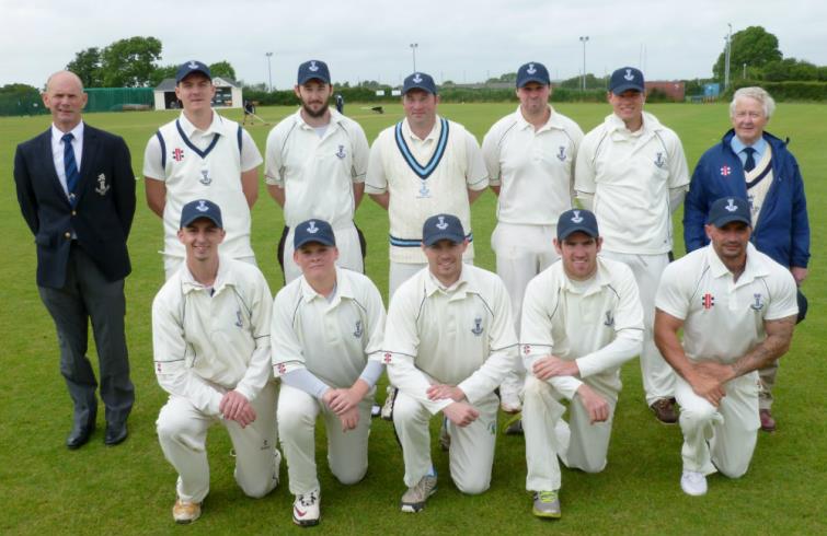 Pembrokeshire CCC team wearing County Caps